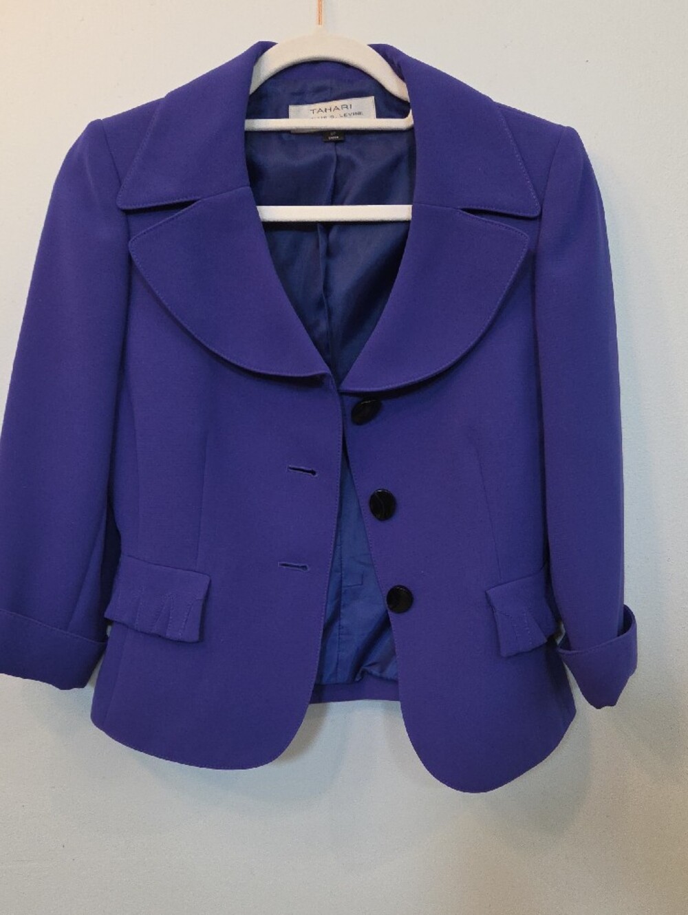 Tahari Blue Women's Blazer Jacket - Picture 2 of 5